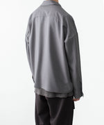 画像をギャラリービューアに読み込む, ATTACHMENT / EXCLUSIVE ITEMアタッチメントのPE LIGHT TROPICAL OVERSIZED SHIRT BLOUSON - L.GRAYの公式通販サイトsession福岡セレクトショップ
