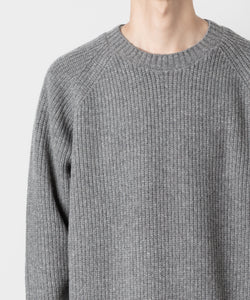 ATTACHMENT アタッチメントのBRITISH WO KNIT CREWNECK  PULLOVER - X.GRAY 公式通販サイトsession福岡セレクトショップ