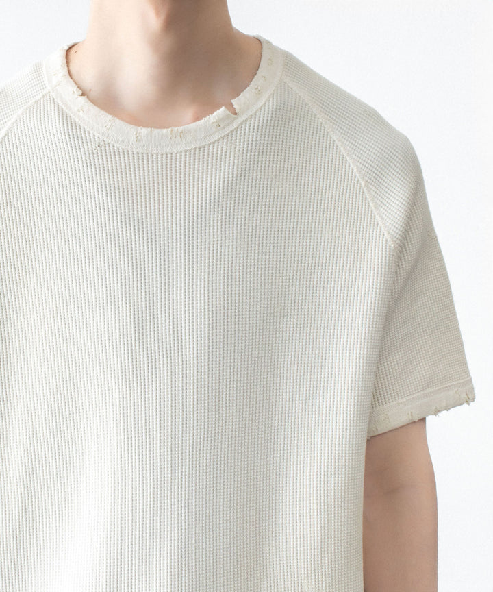 VEIN ヴェインの30//2 WAFFLE RAGLAN S/S TEE - OFF WHITEの公式通販サイトsession福岡セレクトショップ