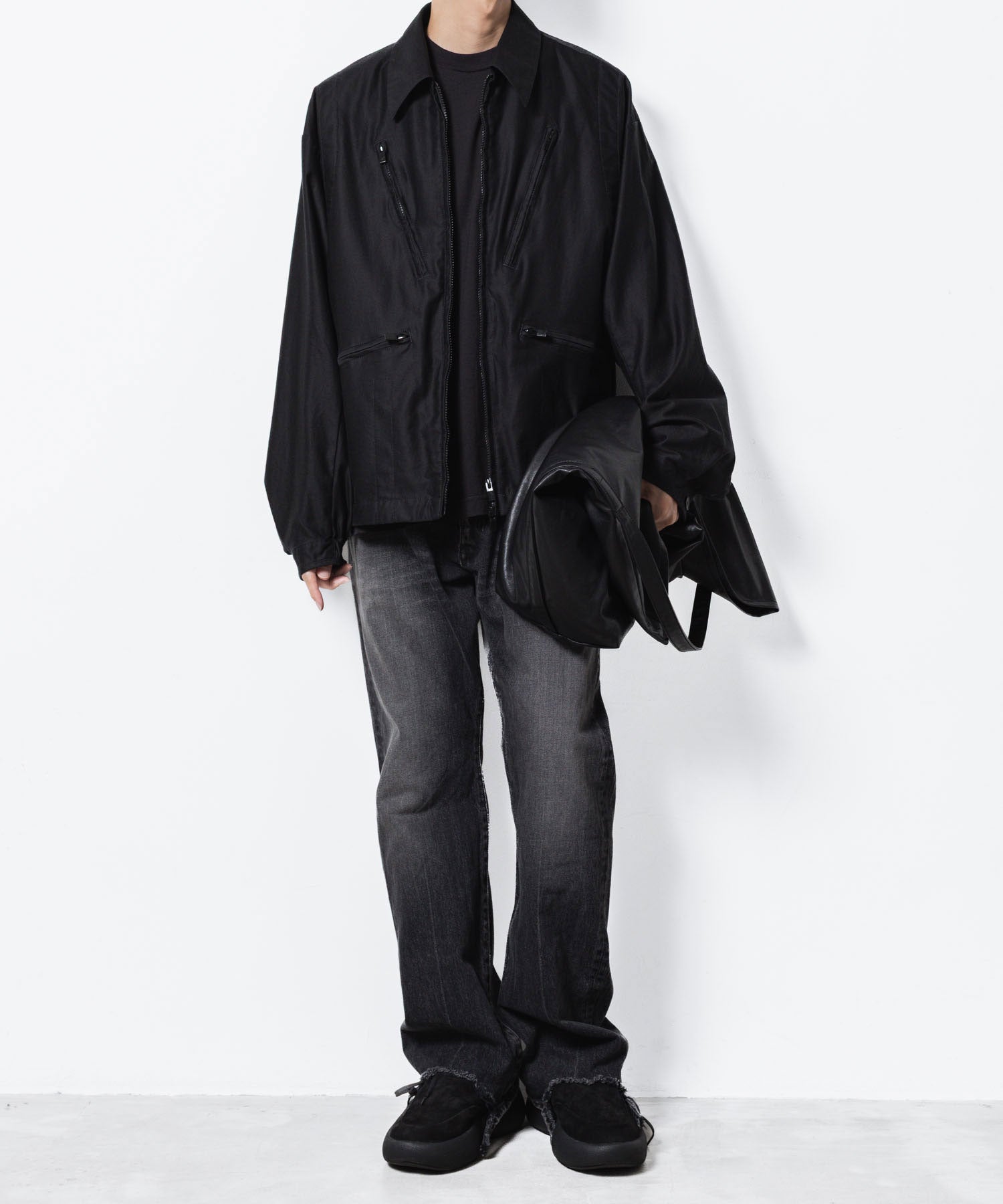 VEIN ヴェインの13OZ DENIM BOOT CUT TROUSERS - BLACKの公式通販サイトsession福岡セレクトショップ