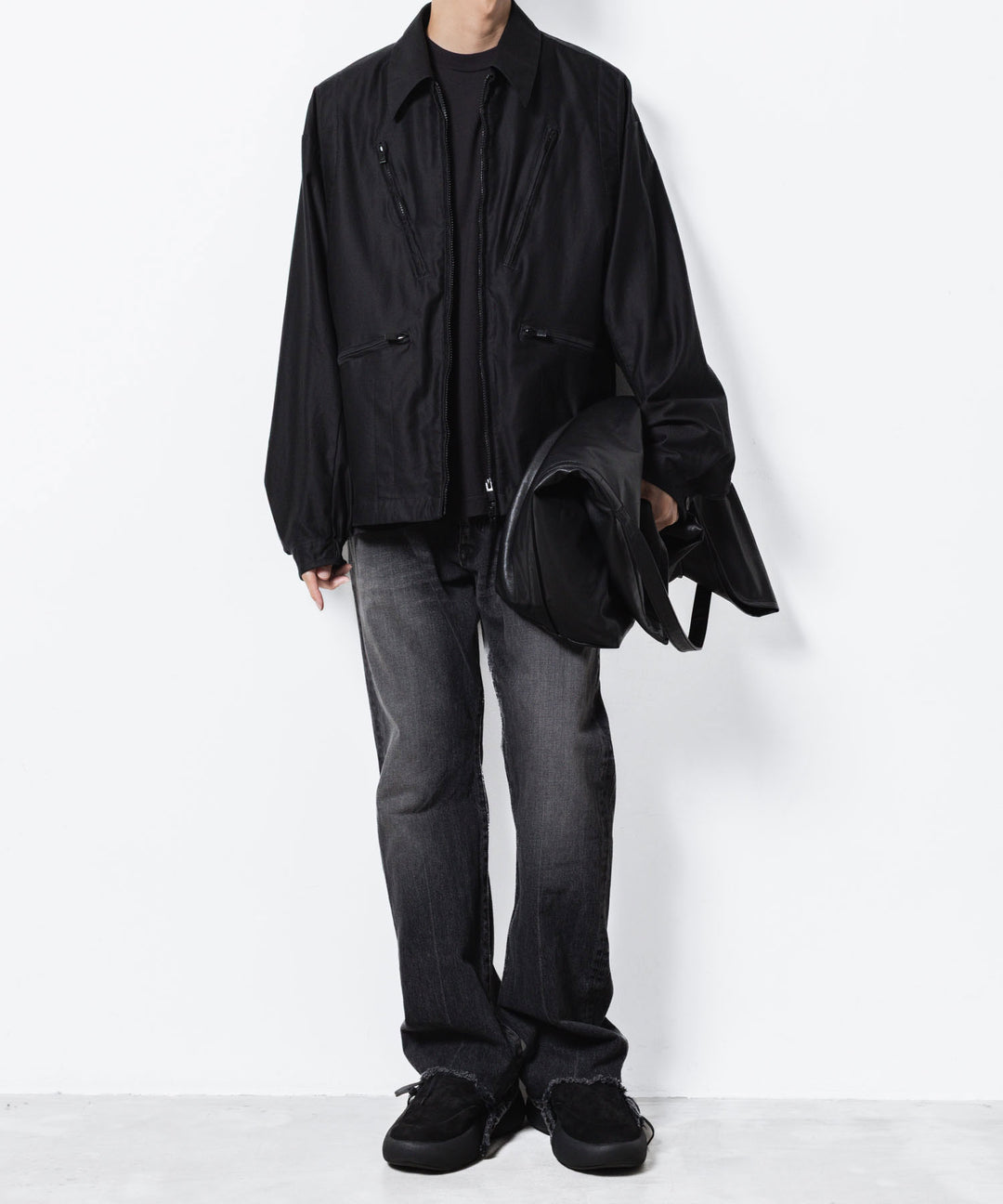 VEIN ヴェインの13OZ DENIM BOOT CUT TROUSERS - BLACKの公式通販サイトsession福岡セレクトショップ