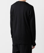 画像をギャラリービューアに読み込む, ATTACHMENT アタッチメントのPE STRETCH RIB SLIM FIT L/S TEE - BLACK 公式通販サイトsession福岡セレクトショップ
