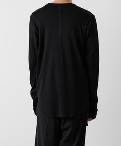 ATTACHMENT アタッチメントのSVIN CO RIB O-NECK L/S TEE - BLACK 公式通販サイトsession福岡セレクトショップ