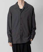 画像をギャラリービューアに読み込む, ATTACHMENT アタッチメントのPE/RY STRETCH TROPICAL OVERSIZED OPENCOLLAR L/S SHIRT - D.GRAY 公式通販サイトsession福岡セレクトショップ
