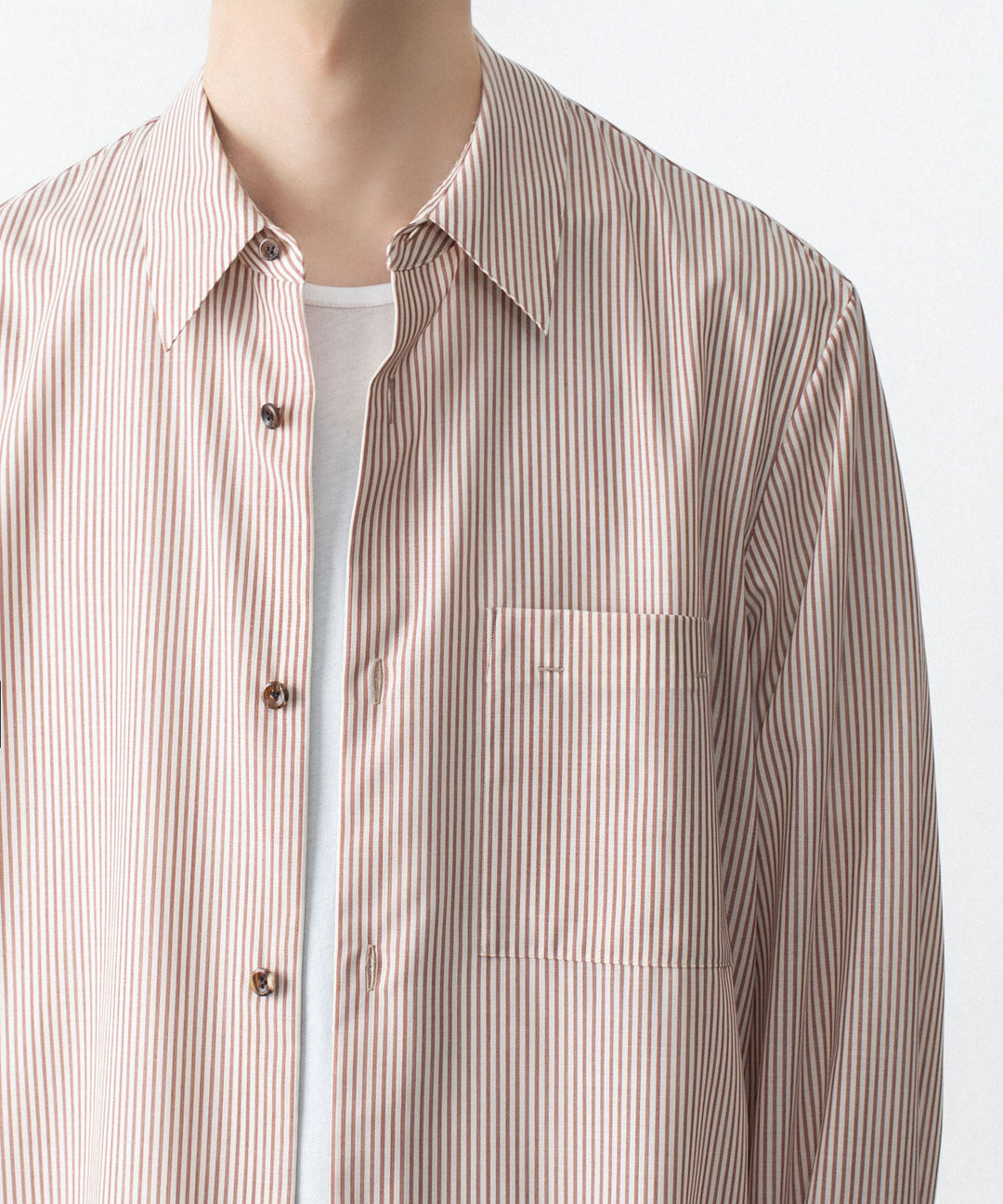 ATTACHMENT アタッチメントのWO/PE STRIPE L/S SHIRT - S.REDの公式通販サイトsession福岡セレクトショップ