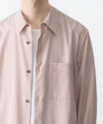 画像をギャラリービューアに読み込む, ATTACHMENT アタッチメントのWO/PE STRIPE L/S SHIRT - S.REDの公式通販サイトsession福岡セレクトショップ
