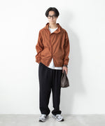 画像をギャラリービューアに読み込む, ATTACHMENT アタッチメントのNY TAFFETA HOODED TRACK JKT - BROWNの公式通販サイトsession福岡セレクトショップ

