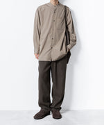 画像をギャラリービューアに読み込む, ATTACHMENT アタッチメントのRY/CO/SI FLANNEL 1TUCK EASY TROUSERS - D.GRAYの公式通販サイトsession福岡セレクトショップ
