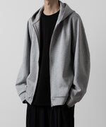 画像をギャラリービューアに読み込む, ATTACHMENT アタッチメントのCO/PE DOUBLE KNIT ZIP UP HOODIE - X.GRAY 公式通販サイトsession福岡セレクトショップ
