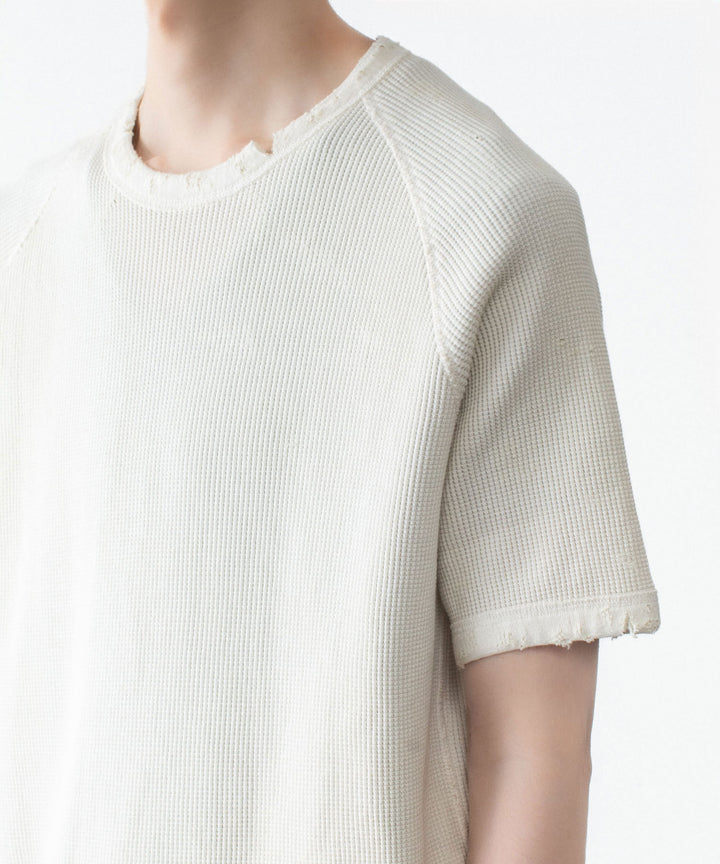 VEIN ヴェインの30//2 WAFFLE RAGLAN S/S TEE - OFF WHITEの公式通販サイトsession福岡セレクトショップ