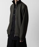 画像をギャラリービューアに読み込む, ato(アトウ)のSTAND COLLAR ZIP CARDIGAN  - KHAKI公式通販サイトsession福岡セレクトショップ
