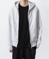 【 ATTACHMENT / EXCLUSIVE ITEM 】CO STRECH TERRY ZIP UP HOODIE - X.GRAY
