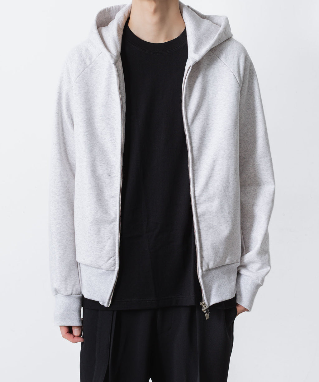 ATTACHMENT / EXCLUSIVE ITEMアタッチメントのCO STRECH TERRY ZIP UP HOODIE - X.GRAYの公式通販サイトsession福岡セレクトショップ