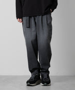 画像をギャラリービューアに読み込む, 【ATTACHMENT】ATTACHMENT アタッチメントの11oz DENIM BELTED TAPERED FIT TROUSERS - BLACK 公式通販サイトsession福岡セレクトショップ
