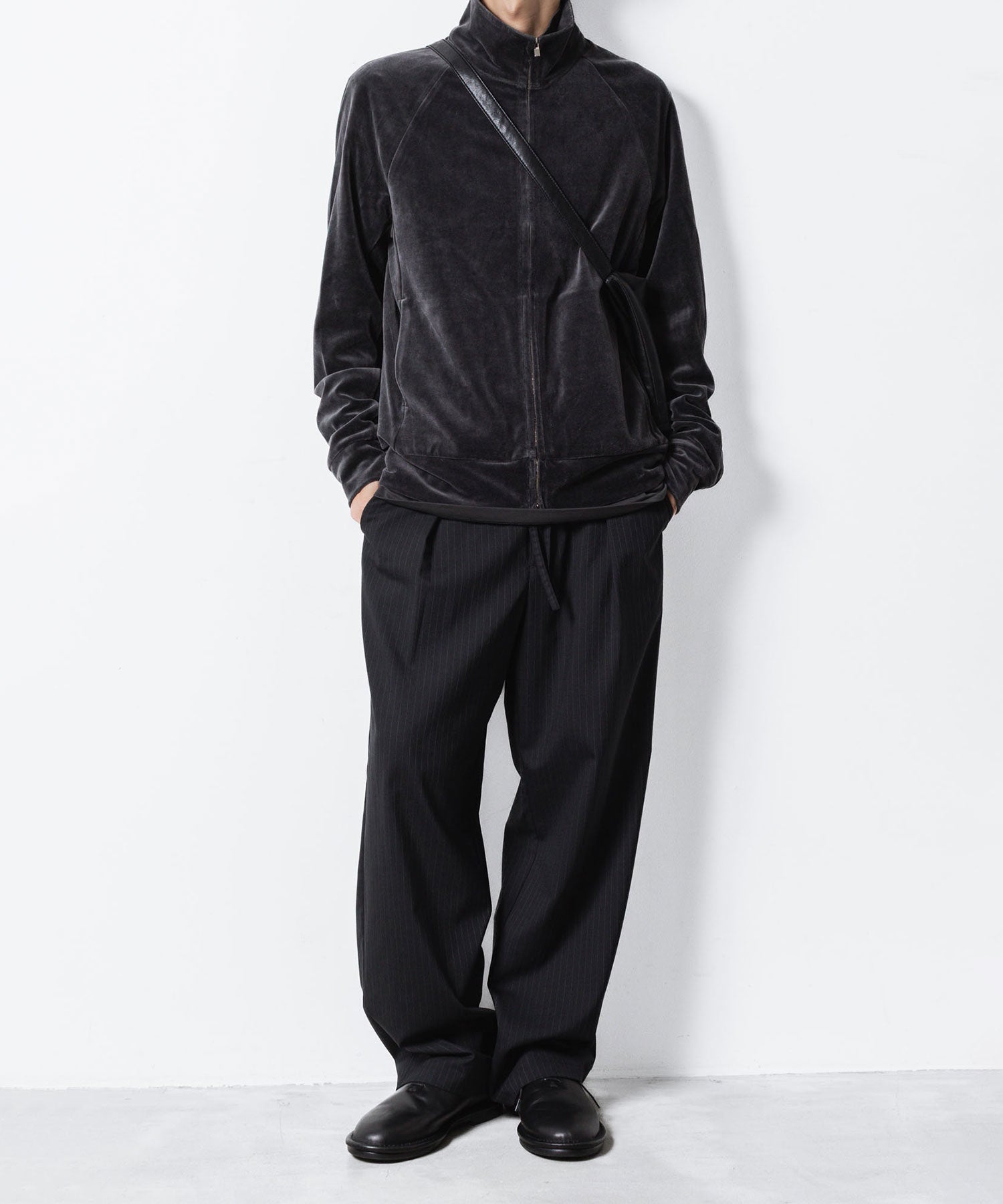 ATTACHMENT アタッチメントのCO/PE VELOR JERSEY TRACK JACKET - D.GRAYの公式通販サイトsession福岡セレクトショップ