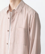 画像をギャラリービューアに読み込む, ATTACHMENT アタッチメントのWO/PE STRIPE L/S SHIRT - S.REDの公式通販サイトsession福岡セレクトショップ
