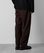 画像をギャラリービューアに読み込む, ATTACHMENT アタッチメントのPE STRETCH DOUBLE CLOTH BELTED TAPERED FIT TROUSERS - BROWN 公式通販サイトsession福岡セレクトショップ
