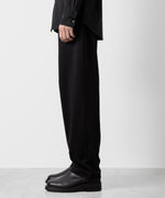 画像をギャラリービューアに読み込む, ATTACHMENT アタッチメントのCOTTON DOUBLE FACE LOUNGE TROUSERS - BLACK  公式通販サイトsession福岡セレクトショップ
