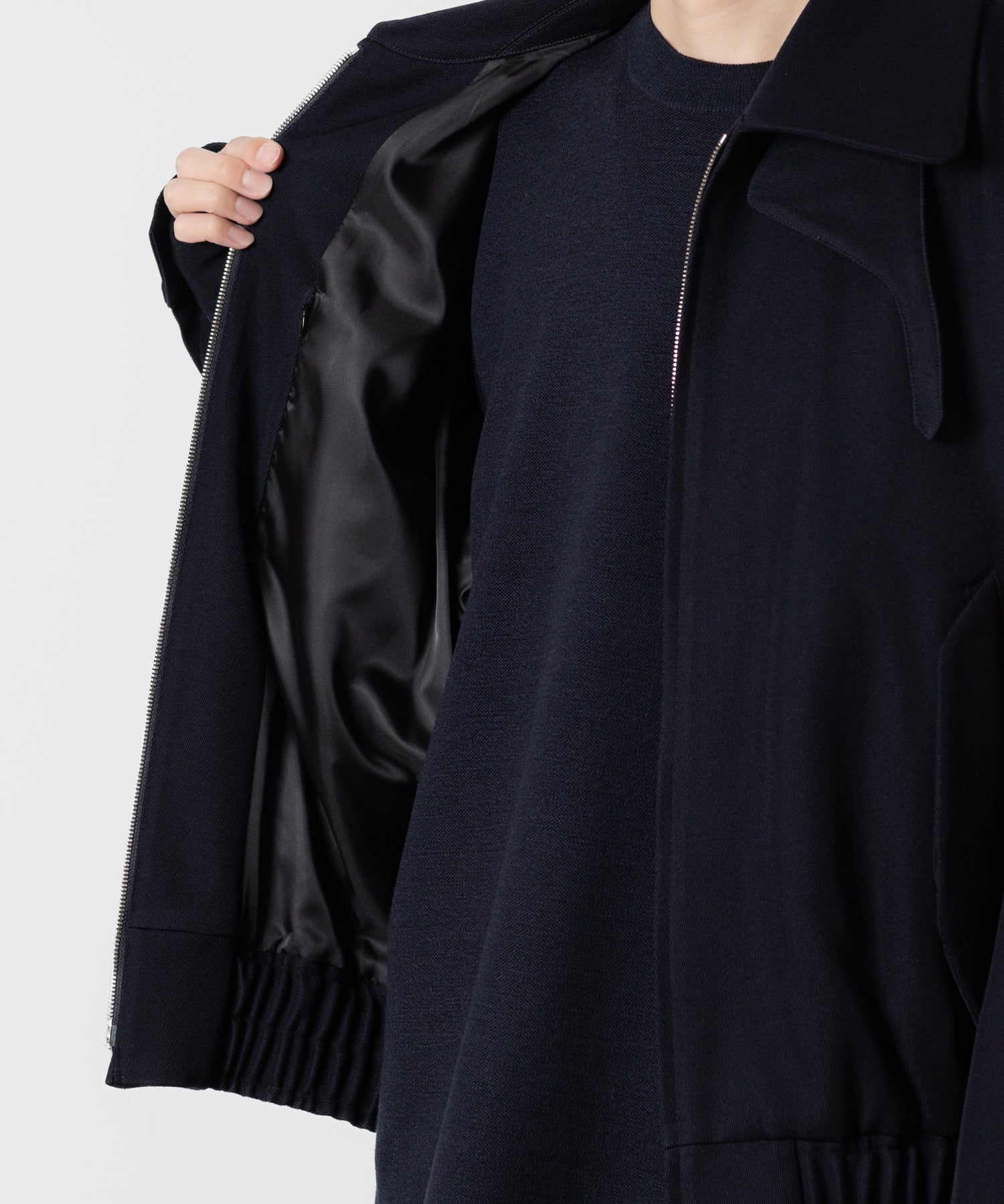 ATTACHMENT アタッチメントの2/48 WO KERSEY ZIP UP BOMBER JACKET - NAVY 公式通販サイトsession福岡セレクトショップ