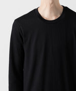 画像をギャラリービューアに読み込む, ATTACHMENT アタッチメントのPE STRETCH RIB SLIM FIT L/S TEE - BLACK 公式通販サイトsession福岡セレクトショップ
