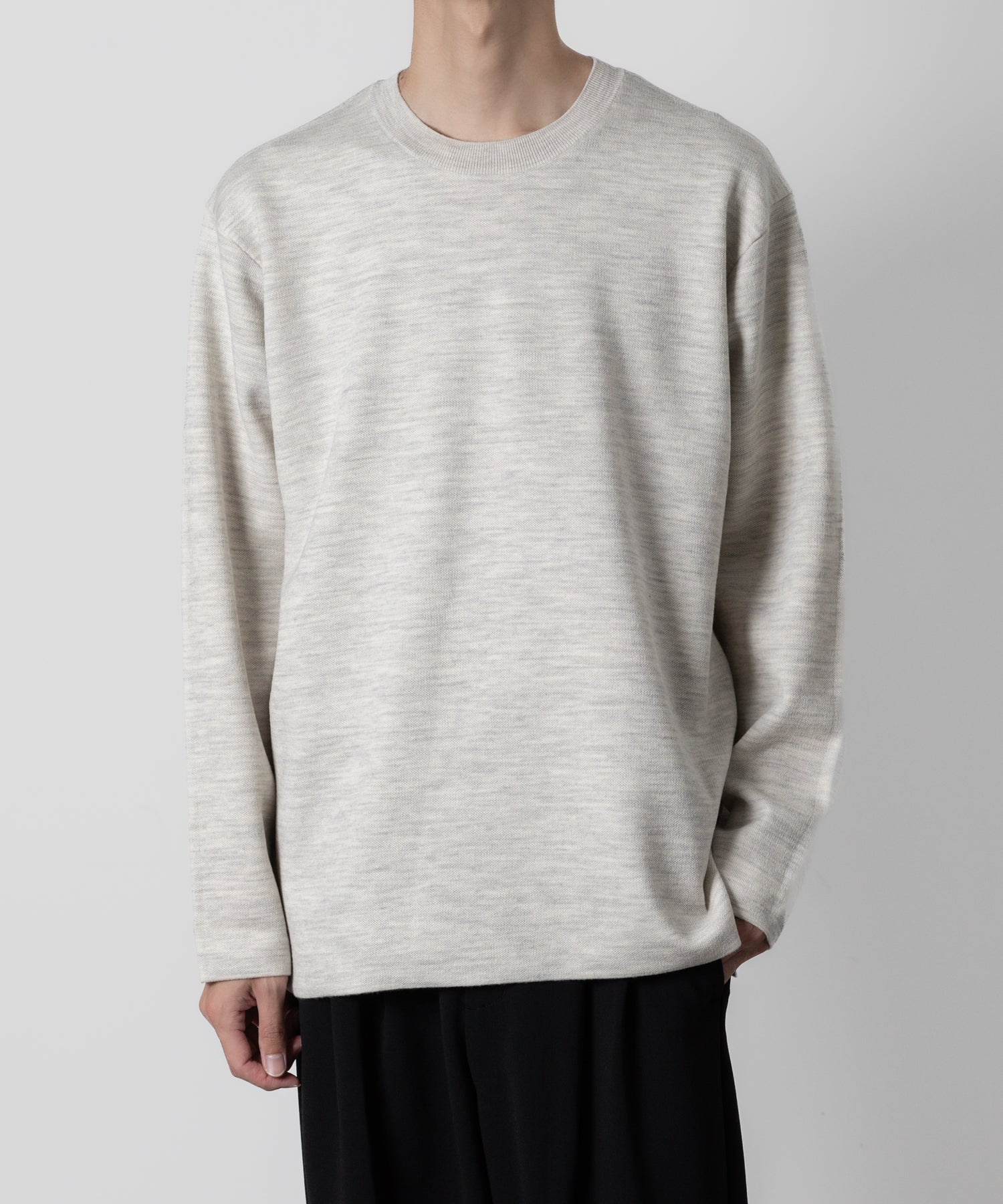 ATTACHMENT アタッチメントのWOxPE DOUBLE FACE KNIT CREWNECK PULLOVER L/S - OFF WHITE 公式通販サイトsession福岡セレクトショップ