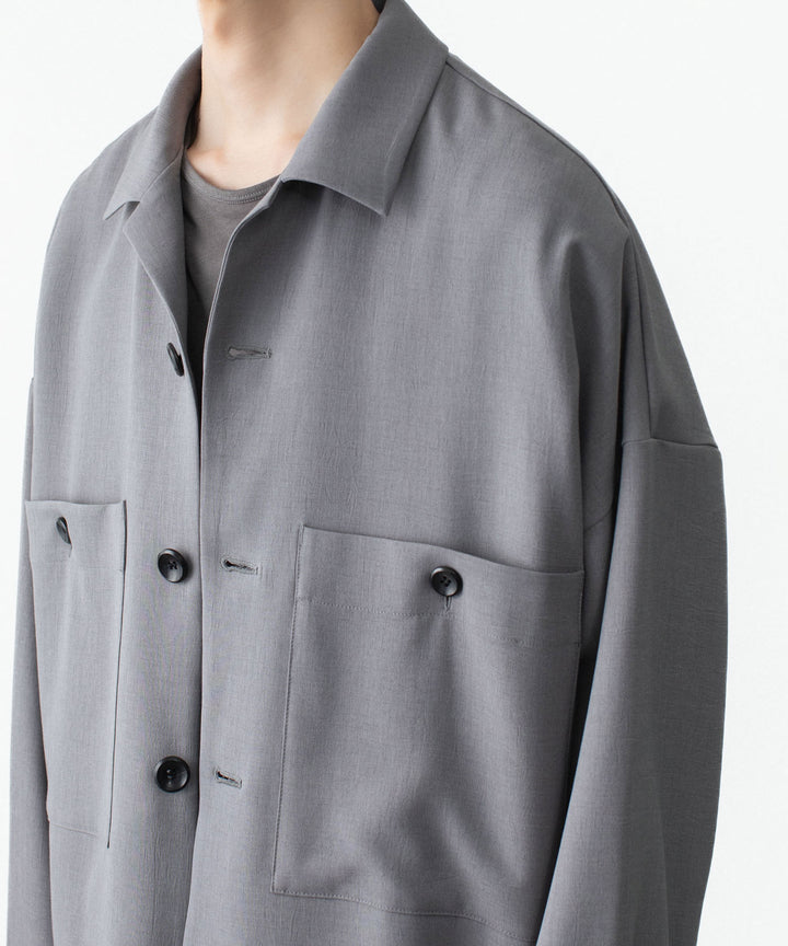 ATTACHMENT / EXCLUSIVE ITEMアタッチメントのPE LIGHT TROPICAL OVERSIZED SHIRT BLOUSON - L.GRAYの公式通販サイトsession福岡セレクトショップ