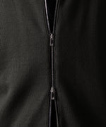 画像をギャラリービューアに読み込む, ato(アトウ)のSTAND COLLAR ZIP CARDIGAN  - KHAKI公式通販サイトsession福岡セレクトショップ
