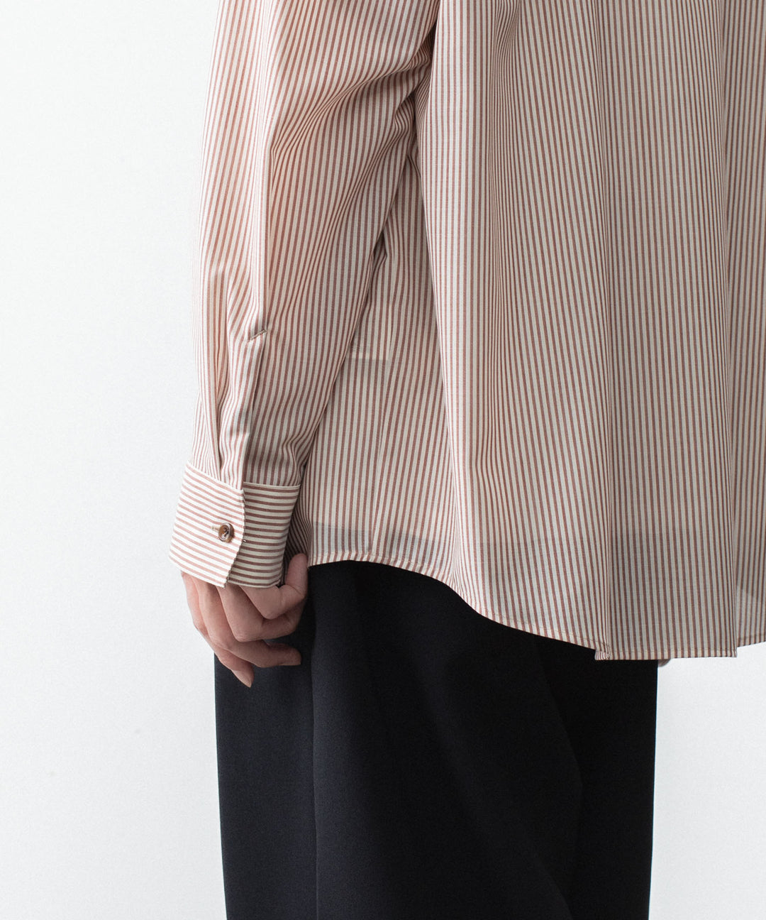 ATTACHMENT アタッチメントのWO/PE STRIPE L/S SHIRT - S.REDの公式通販サイトsession福岡セレクトショップ