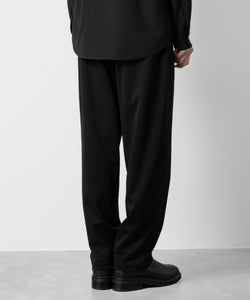 ATTACHMENT アタッチメントのCOTTON DOUBLE FACE LOUNGE TROUSERS - BLACK  公式通販サイトsession福岡セレクトショップ