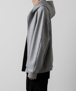 ATTACHMENT アタッチメントのCO/PE DOUBLE KNIT ZIP UP HOODIE - X.GRAY 公式通販サイトsession福岡セレクトショップ