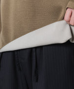 画像をギャラリービューアに読み込む, ATTACHMENT アタッチメントのWOxPE DOUBLE FACE KNIT CREW NECK PULLOVER - KHAKIの公式通販サイトsession福岡セレクトショップ
