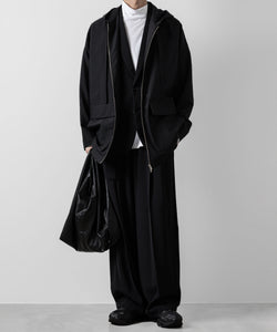 ATTACHMENT アタッチメントのWO/NY VOILE ZIP UP HOODED JACKET - BLACKの公式通販サイトsession福岡セレクトショップ