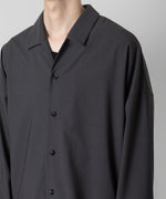 画像をギャラリービューアに読み込む, ATTACHMENT アタッチメントのPE/RY STRETCH TROPICAL OVERSIZED OPENCOLLAR L/S SHIRT - D.GRAY 公式通販サイトsession福岡セレクトショップ
