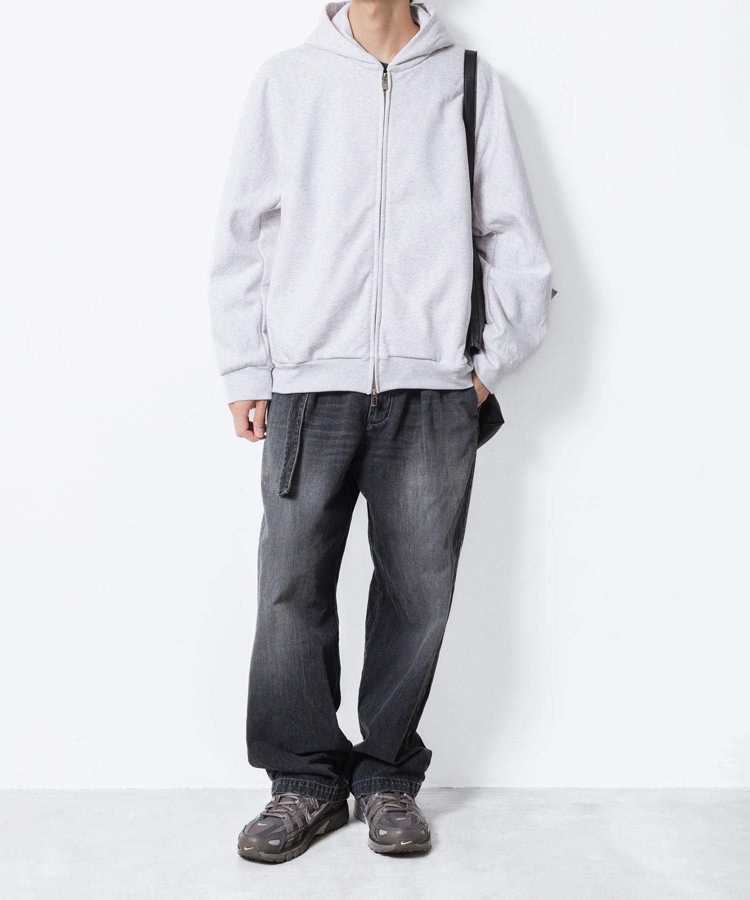 ATTACHMENT アタッチメントのCO STRECH TERRY ZIP UP HOODIE - X.GRAYの公式通販サイトsession福岡セレクトショップ