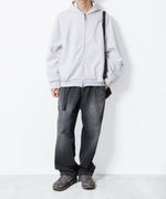 画像をギャラリービューアに読み込む, ATTACHMENT アタッチメントのCO STRECH TERRY ZIP UP HOODIE - X.GRAYの公式通販サイトsession福岡セレクトショップ
