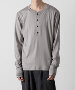 画像をギャラリービューアに読み込む, ATTACHMENT アタッチメントのSVIN CO RIB HENLEY NECK L/S TEE - GRAY 公式通販サイトsession福岡セレクトショップ
