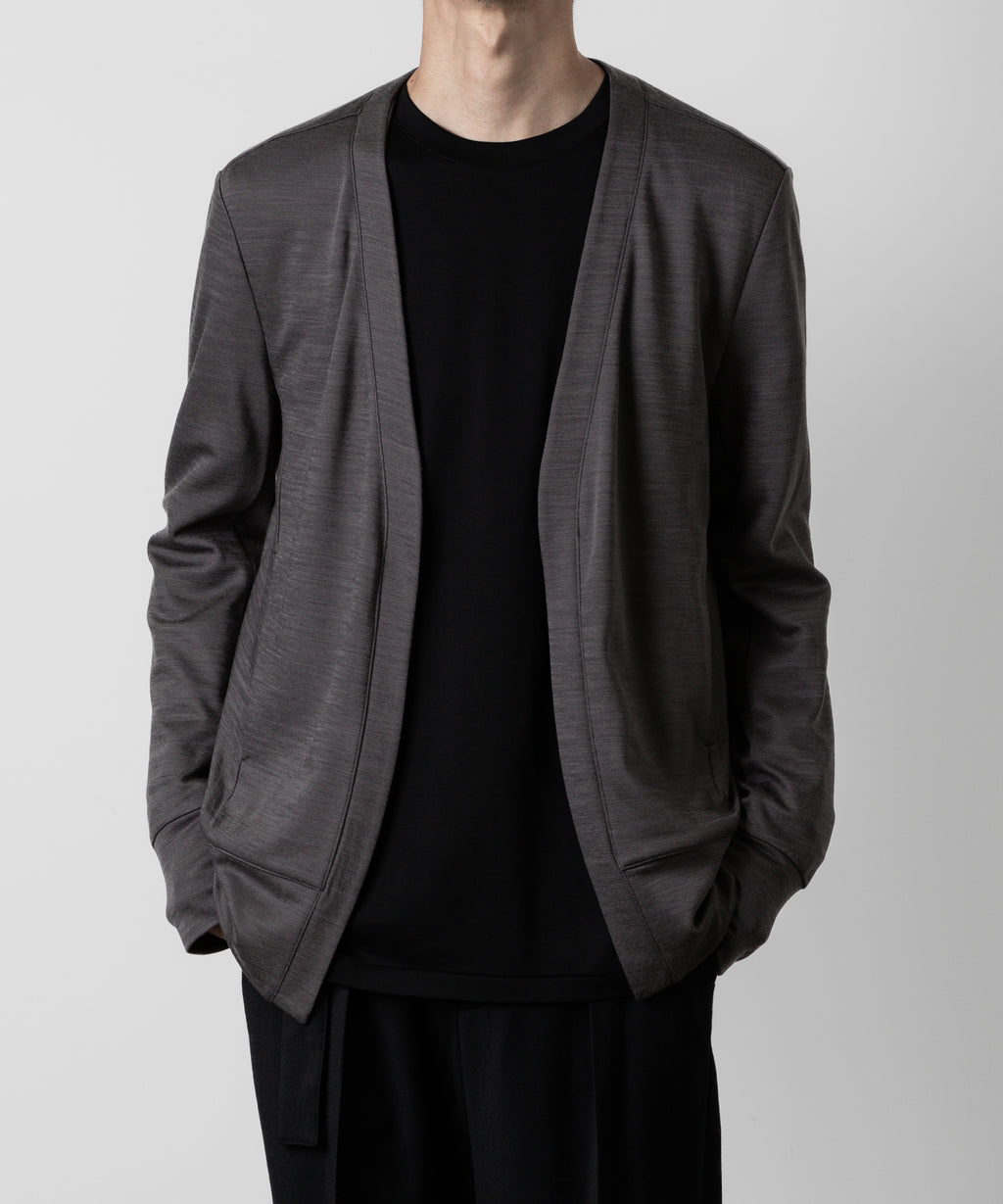 ATTACHMENT アタッチメントのWO/NY SMOOTH CARDIGAN - GRAY公式通販サイトsession福岡セレクトショップ