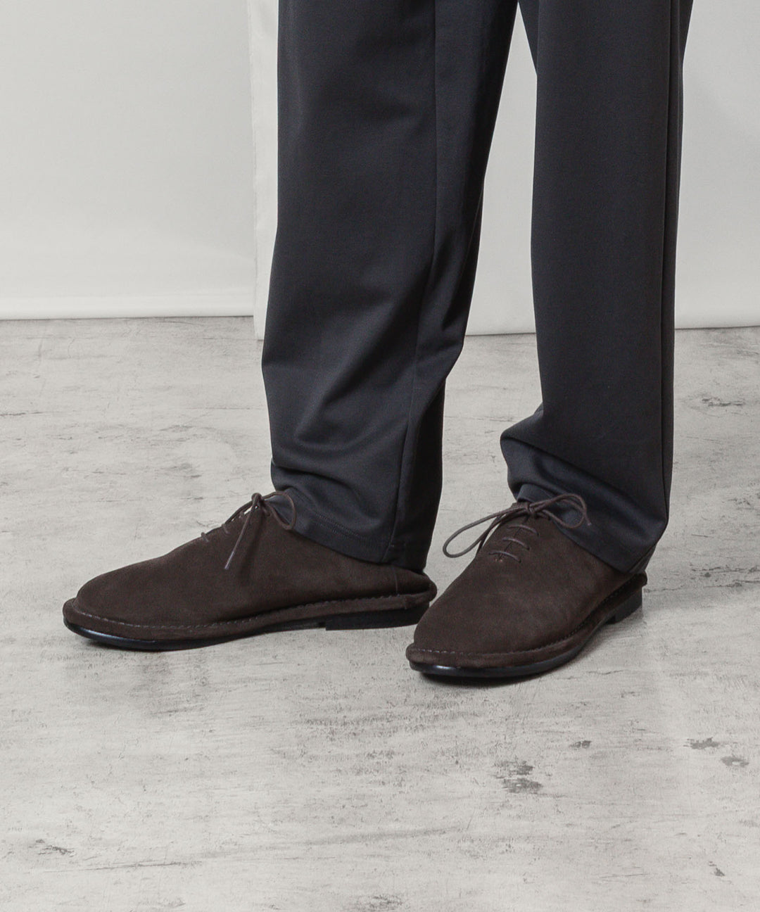 ATTACHMENT アタッチメントのCOW LEATHER SUEDE BABOUCHE - BROWNの公式通販サイトsession福岡セレクトショップ