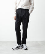 画像をギャラリービューアに読み込む, ATTACHMENT アタッチメントのWO/TA STRETCH TRO REGULAR FIT EASY TROUSERS - BLACKの公式通販サイトsession福岡セレクトショップ
