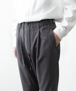画像をギャラリービューアに読み込む, ATTACHMENT アタッチメントのWO/TA STRETCH TRO REGULAR FIT EASY TROUSERS - D.GRAYの公式通販サイトsession福岡セレクトショップ
