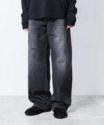 画像をギャラリービューアに読み込む, ATTACHMENT アタッチメントの11OZ DENIM FLAP JEANS - BLACKの公式通販サイトsession福岡セレクトショップ
