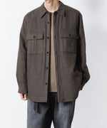 画像をギャラリービューアに読み込む, ATTACHMENT アタッチメントのRY/CO/SI FLANNEL PADDING L/S SHIRT - D.GRAYの公式通販サイトsession福岡セレクトショップ
