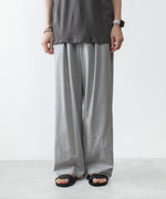 画像をギャラリービューアに読み込む, ATTACHMENT アタッチメントのWO/TA STRETCH TRO 1TUCK WIDE TROUSERS - X.GRAYの公式通販サイトsession福岡セレクトショップ
