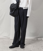 画像をギャラリービューアに読み込む, ATTACHMENT アタッチメントのT/W/SI STRETCH GABARDINE FLAP TROUSERS - S.BLACKの公式通販サイトsession福岡セレクトショップ
