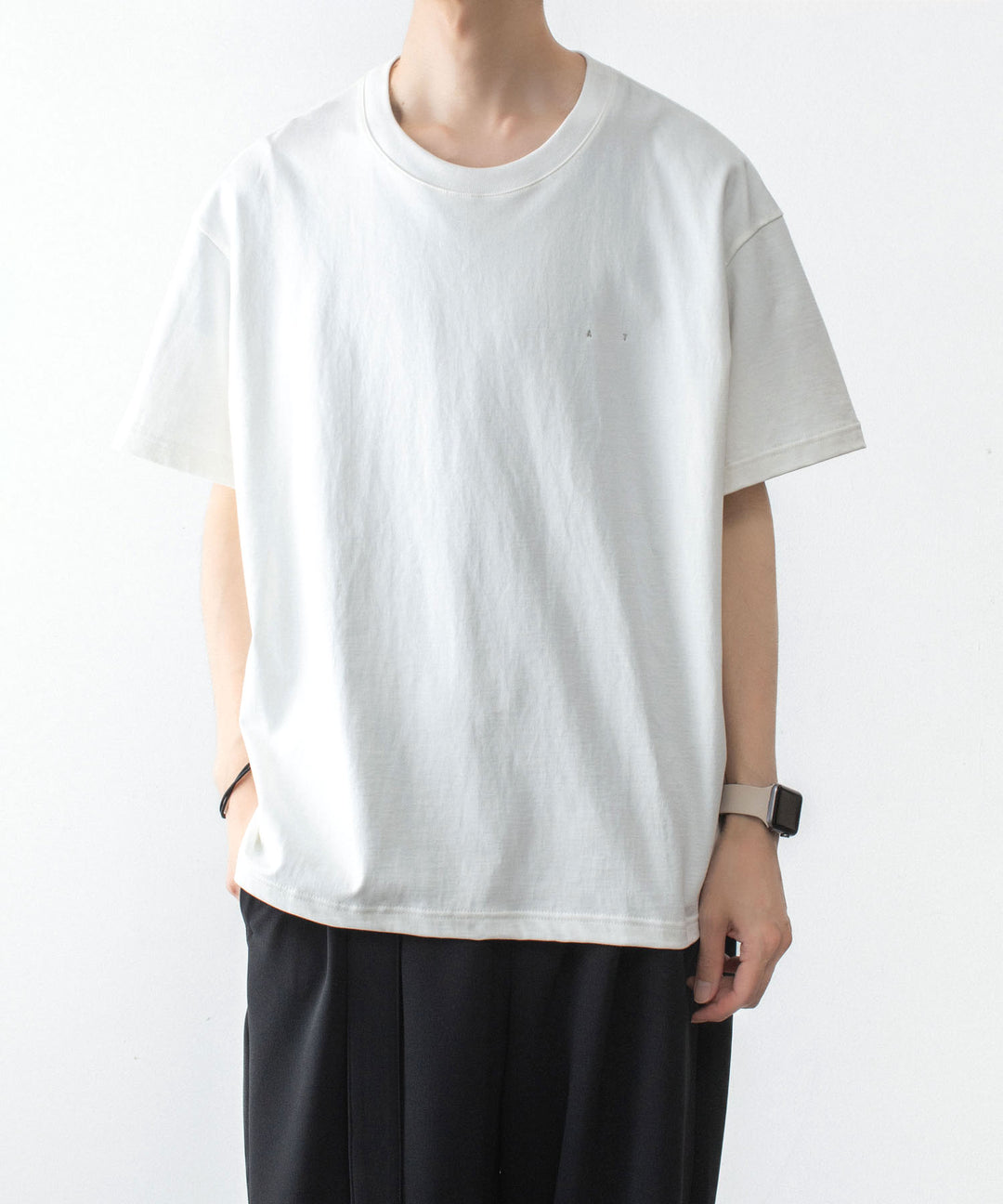 ATTACHMENT アタッチメントの30//2 SUVIN JERSEY EMBROIDERY TEE - WHITEの公式通販サイトsession福岡セレクトショップ