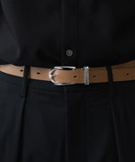 画像をギャラリービューアに読み込む, ATTACHMENT アタッチメントのCOW LEATHER WESTERN BELT - BEIGEの公式通販サイトsession福岡セレクトショップ

