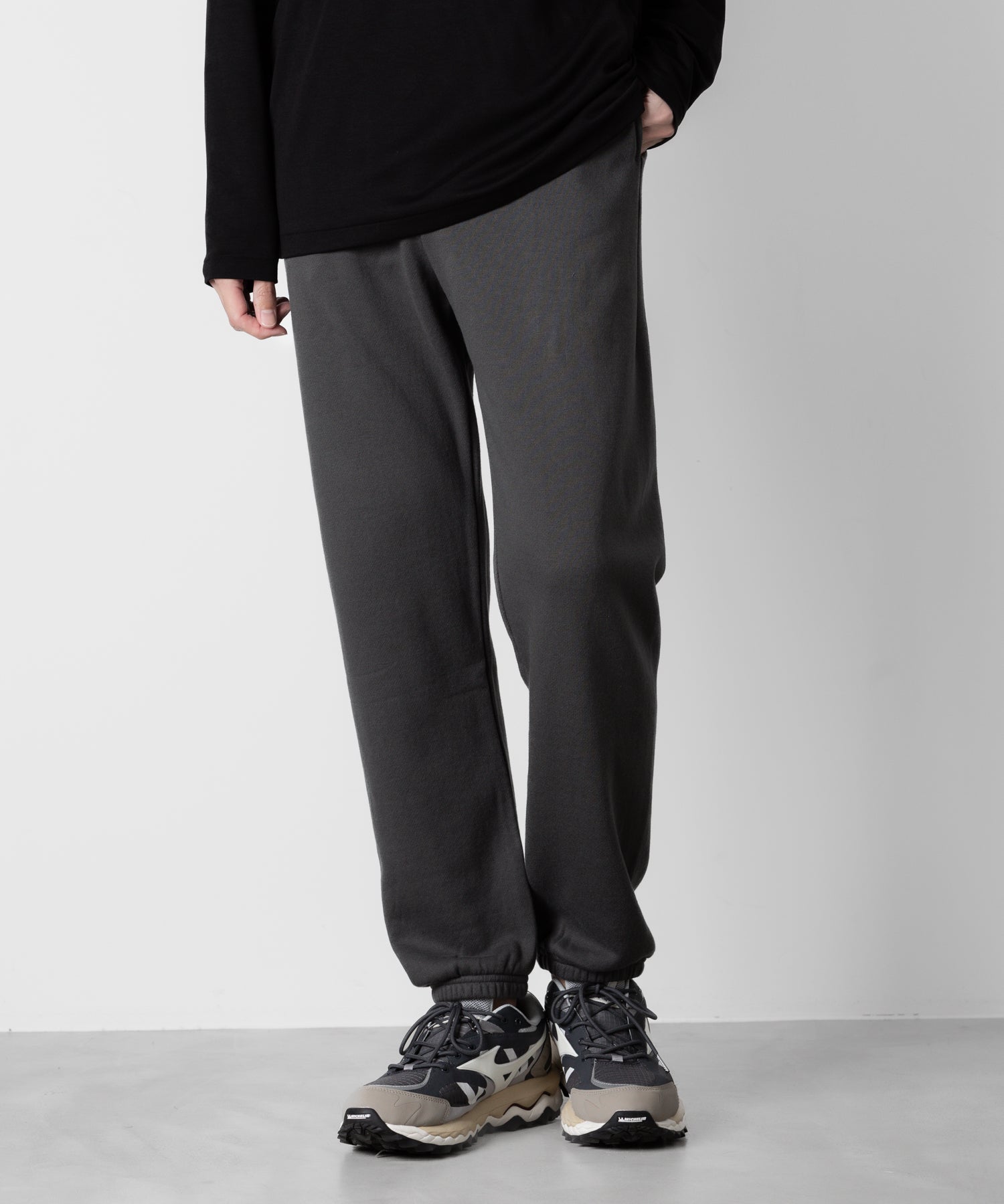 ATTACHMENT アタッチメントのSOFT CLASSIC TERRY SWEAT PANTS - D.GRAYの公式通販サイトsession福岡セレクトショップ