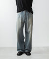 【 ATTACHMENT 】11OZ DENIM WIDE JEANS - L.NAVY