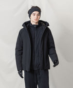 画像をギャラリービューアに読み込む, ATTACHMENT アタッチメントの3LAYER LIGHT TAFFETA HOODED DOWN JACKET - BLACKの公式通販サイトsession福岡セレクトショップ
