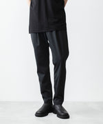 画像をギャラリービューアに読み込む, ATTACHMENT / EXCLUSIVE ITEMアタッチメントのLUCA MATTE TWIST REGULAR FIT EASY TROUSERS - BLACKの公式通販サイトsession福岡セレクトショップ
